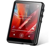 64GB Reproductor MP3 Bluetooth 5.3, HiFi Reproductor de Música con Altavoz Interno, 2.4" Táctil Completa, Radio FM, Line-in Voice Recording, Cáscara de Metal Reproductor MP3, Soporte hasta 128 GB