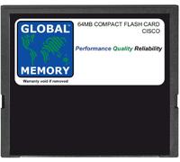 64MB Tarjeta DE Compact Flash Memoria para Cisco 3745 Router (MEM3745-64CF)