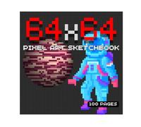 64x64 Pixel Art Sketchpad: Your Canvas for Retro Creativity-Perfect for Beginners and Pros!