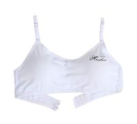 65-75CM Ropa interior para niña, ajustable, Tops de Chicas, Sujetador deportivo entrenar a adolescentes, Sujetador de Camisola con Tirantes Bralette Sin Aros para niña alumnas de 10 a 15 años