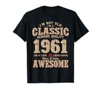 65 Cumpleaños Hombre Coche Clásico Vendimia 1961 Divertido Camiseta