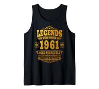 65 Cumpleaños Hombre Regalo Vintage Año 1961 Camiseta sin Mangas