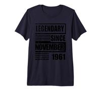 65 cumpleaños Legendario Desde noviembre de 1961 cumpleaños Camiseta Premium