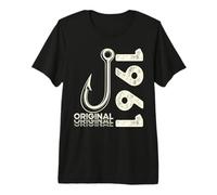 65 Cumpleaños Pesca Hombre Original 1961 Edición Limitada Camiseta Premium