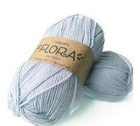 65% lana, 35% hilo de alpaca, gotas de Flora, 1 o superfina, peso de dedos, 4 capas, 1.8 oz 230 yardas por bola