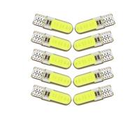 (6500K-2 piezas) Luz LED COB de gel de silicona para coche, 12 V, T10 W5W, luz de estacionamiento lateral,