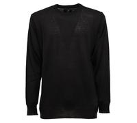 6506K maglione uomo BEVERLY HILLS POLO CLUB black mix wool sweater man