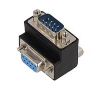 65266 Adaptador D-Sub 9pin Hembra,D-Sub 9pin Macho Negro DELOCK