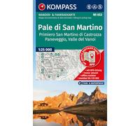 653 pale di san martino, primiero s martino di castrozza, paneveggio,: Wander- und Fahrradkarte in einem - inklusive Offline-Verwendung in der KOMPASS-App. Wander-& Radwege. Skitouren.