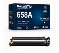 658A Reemplazo de Cartucho de tóner Compatible de Alto Rendimiento para W2000A W2001A W2003A W2002A con el último Chip, se Ajusta a la Impresora láser HP Color LaserJet Enterprise M751dn,Paquete de 4