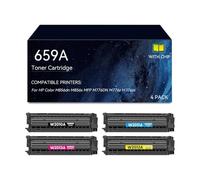 659A Cartuchos de tóner compatibles W2010A W2011A W2012A W2013A, con chip | Reemplazo de cartucho tóner para HP 659A for Color Laser Enterprise M856dn M856x MFP M776dn MFP M776z M776zs