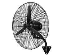 65cm Ventilador de Pared Industrial con oscilación, operación Tranquila de 3 velocidades, Robusta Carcasa de Metal para talleres y fábricas, Kit de Montaje Que Ahorra Espacio Incluido