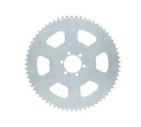 65T Chain Sprocket #35 Carbon Steel | 6 Holes 37mm Bore for Go Kart & Compact Vehicle | High Durability Sprocket Replacement for Drift Trike/Mini Moto