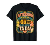 65th Birthday Tropical Vintage 1961 65 Years Old Men Women Camiseta