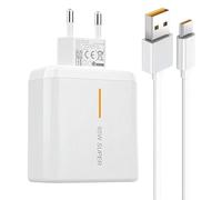 65W Cargador Rápido con Cable USB C 2M para OPPO Supervooc Charge Adaptador Carga Rápida Adaptador de Cargador para OPPO Find X7 X6 X6 Pro X5 X5 Pro X3 X3 Pro X2 Reno 10 9 8 7 6 OPPO A96 A94 A77 A76 A