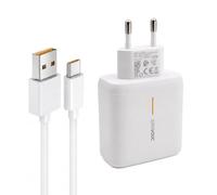 65W O-PPO Supervooc Cargador Rápido USB-C 1M,para Find X7/X6 Pro/X5 Pro/X3/ X2/Reno 10/9/ 8/7/6/A96/A94/A77/A76/ A