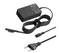 65W Surface Pro Cargador for Microsoft Surface Pro 8/X/7/6/5/4/3,Surface Book 2/1, Surface Laptop 5/4/3/2/1 Studio,Compatible con Microsoft Cargador 65W,USB Tipo A 2 Pin NA