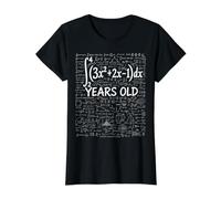 66 Cumpleaños Cálculo Integral Nerd Divertido Camiseta gráfica económica, Mujer, Negro, XS