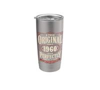 66 Cumpleaños Hombre regalo Vintage Año 1960 Vaso térmico de acero inoxidable de doble pared
