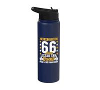 66 Cumpleaños Me Ha Costado 66 Años Estar Tan Bueno, 66 Años Stainless Steel Insulated Water Bottle