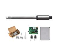 (660 lb) Kit de abridor de puerta automático de un solo columpio adecuado for abrir puertas/Motor de puerta con energía solar opcional for seguridad en el hogar/granja/garaje/negocio(KIT A)