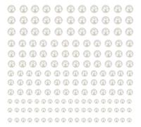 660 Piezas De Hojas Autoadhesivas De Perlas Con Parte Trasera Plana De TamañO Mixto Para Maquillaje Facial Arte De UñAs Bricolaje Para TeléFono Celular áLbumes De Recortes (3 Mm 4 Mm 5 Mm 6 Mm)