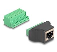 66244 - Adaptador de toma RJ50 a regleta de bornes con pulsador