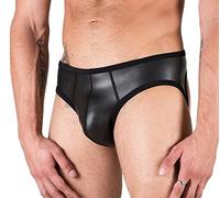 665 pequeño negro abierto de neopreno para ahora deporte Jock Brief - Calzoncillos slip suspensorios para hombre
