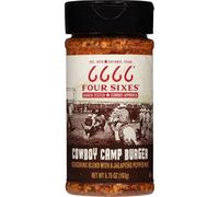 6666 Four Sixes Cowboy Camp Burger Seasoning, 5.75 Ounce