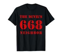 668 The Devil's Neighbor - Humor Oscuro - v2 vintage Camiseta