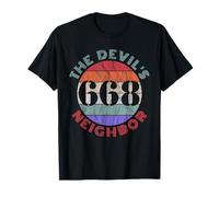 668 The Devil's Neighbor - Humor Oscuro - v4 Camiseta