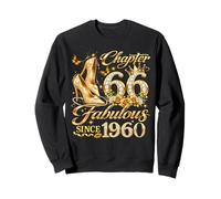 66th Birthday Queen Chapter 66 Fabulous Since 1960 Women Sudadera