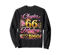 66th Birthday Queen Chapter 66 Fabulous Since 1960 Women Sudadera