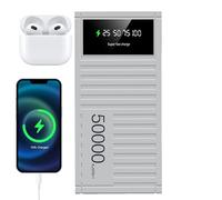 66W Charging Bank, 50000mAh Fast Charger with LED Display, High-Capacity Portable Energy Bank for Phones, Tablets, and Computers, Multifunctional USB Charging Station