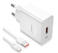 66W para Super-Carga Cargador con 6A Cable USB C 1M para Honor Magic 7 Lite | 66W Cargador USB Carga Rápida con Cable para Honor 90/200/600 Lite X6b Magic Pad 2 Pad X8a X9a X8b X9b Magic7 Pro Magic6 Lite