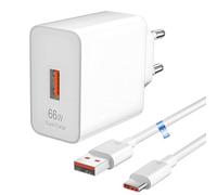 66W Supercharge Cargador de Carga Rápida para Honor 90 Lite Magic6 Lite 200 Lite X8a,66W Supercharge Cargador USB con 6A Cable USB C 2M para Honor 90 70 Lite Pad X8a X9 X8b X9b Magic6 Pro Magic5 Lite