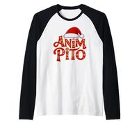 67 Anim Pito Filipino Counting Tagalog Six Seven Christmas Camiseta Manga Raglan