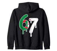 67 Argelia Six Seven Bandera de Argelia Sudadera con Capucha