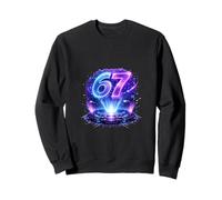 67 Arte del número de luz del Portal cósmico Sudadera