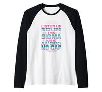 67 Aura Energy Six Seven Meme 6 7 Divertido Adolescente Chicos Chicas Camiseta Manga Raglan