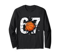 67 Basketball Six Seven Meme Gen Alpha Slang Men Women Kids Manga Larga