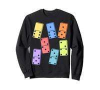 67 Bloques de dominó contando matemáticas Maestro Vintage 67 Sudadera