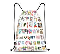 67 bolsas de deporte para niños, Six Seven, bolsa de natación para niños, bolsa de deporte con cordón, regalo de escolarización, regalos para el día del niño, saco de deporte para la escuela, natación
