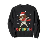 67 Bruh Meme German Shorthaired Pointer Dog Christmas Teens Sudadera