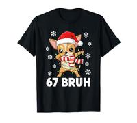 67 Bruh Six Seven Meme Chihuahua Dog Lover Christmas Kids Camiseta
