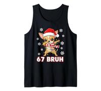 67 Bruh Six Seven Meme Chihuahua Dog Lover Christmas Kids Camiseta sin Mangas