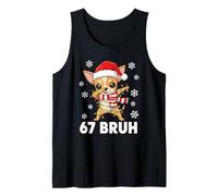 67 Bruh Six Seven Meme Chihuahua Dog Lover Christmas Kids Camiseta sin Mangas