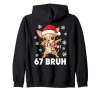 67 Bruh Six Seven Meme Chihuahua Dog Lover Christmas Kids Sudadera con Capucha