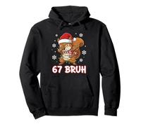 67 Bruh Six Seven Meme Squirrel Christmas Kids Boys Girls Sudadera con Capucha