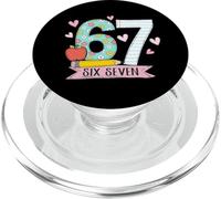 67 Camisa para Maestros 67 Meme Mujeres Maestra Seis Siete PopSockets PopGrip para MagSafe
